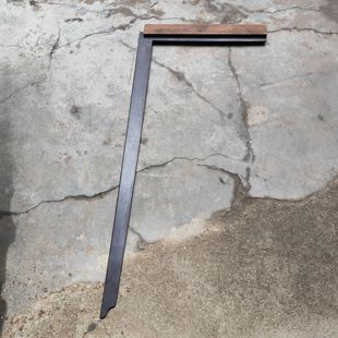 五十年代老物件二手老拐尺划线尺老木工尺老直角尺木匠尺怀旧量具