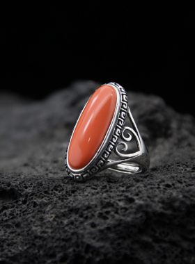 戒指925纯银银饰泰银民族风女款