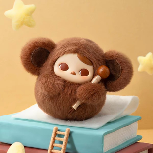 POPMART泡泡玛特PUCKY敲敲系列毕奇搪胶毛绒挂件电子木鱼礼物盲盒