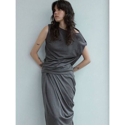 女新款亚麻C5209天丝T恤秋季百搭