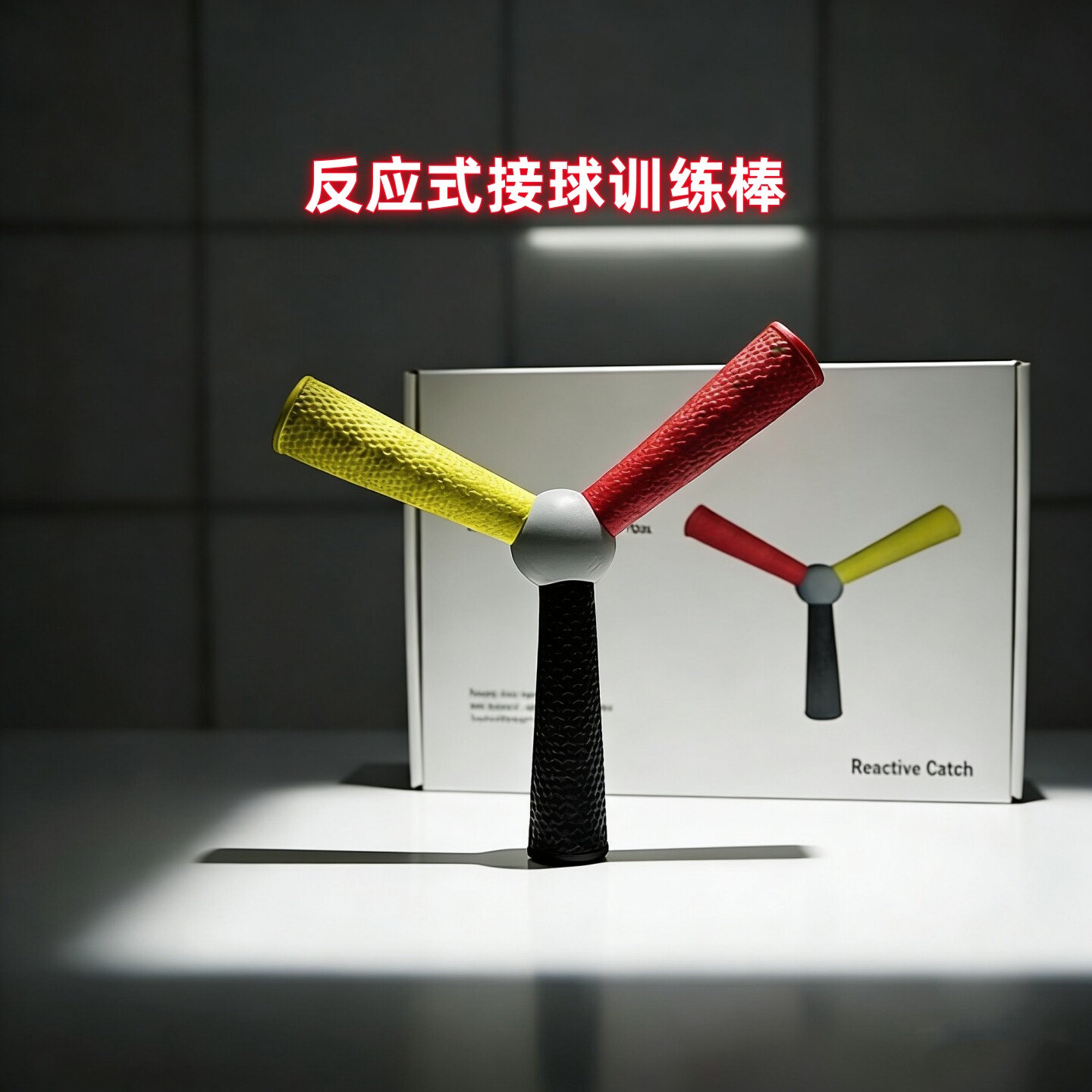 三叉式手眼协调训练投掷棒反应速度抓握捕获练习儿童成人感统亲子 - 实物图