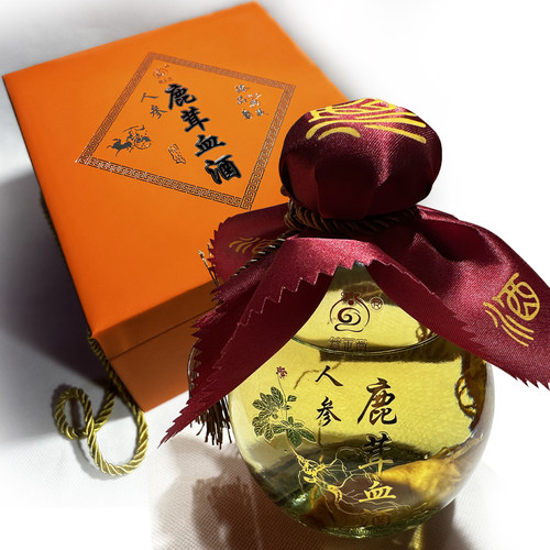 益正堂52度人参鹿茸血酒500ml瓶