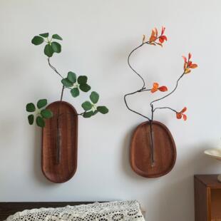 中古风客厅diy背景墙装饰品水培花瓶简约壁挂创意餐厅挂件背景墙