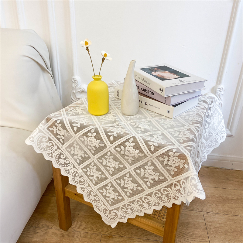 ins复古小清新镂空蕾丝桌布