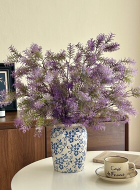 高级感仿真蓬莱松假花绿植造景