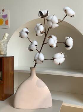 ins风棉花仿真花干花装饰品