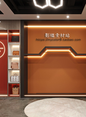 3D直播间背景 影楼摄影网红主播背景 壁纸壁画素材大图23-254