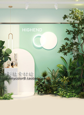 3D直播间背景 摄影网红 主播背景 壁纸壁画素材大图23-214