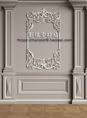 3D婚纱影楼摄影背景 直播间背景 壁纸壁画素材大图背景墙23-275