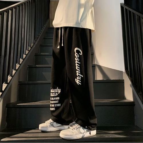 美式潮流秋冬季男士休闲百搭长裤