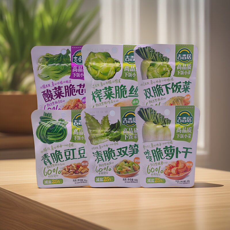 吉香居酸菜脆芯双脆下饭菜榨菜脆丝青脆豇豆清脆双笋咔吱脆萝卜干