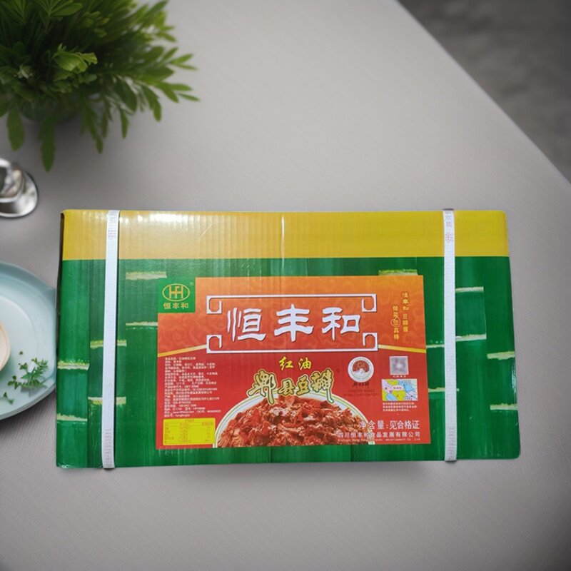 恒丰和郫县红油细豆瓣酱25kg四川餐饮正宗家用川菜香辣菜酱调味料