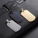 现货新款 不锈钢吊牌金属挂牌铭牌钛钢身份牌成祥军牌刻字激光定制