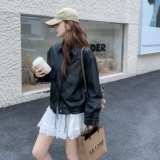【】秋季新款抽绳皮衣2C200-2511-P155-K228，女装皮衣，2C200
