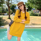 【出货中】新款黄色针织套装2C200-7712-P135-K198，女装短外套，2C200