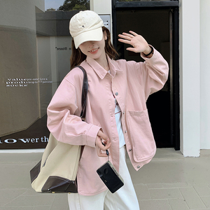 【已出货】新款 工装大口袋粉色外套2C200-7711-P135-K198图片