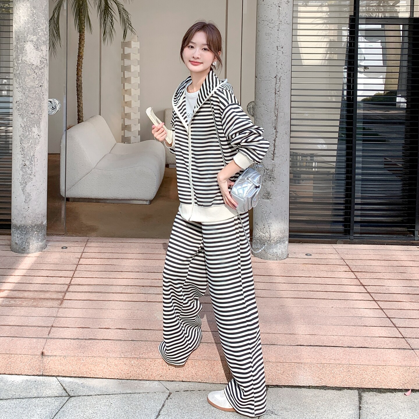 【】2C200-2510--P185-K288条纹套装,女装套装/套裙,2C200