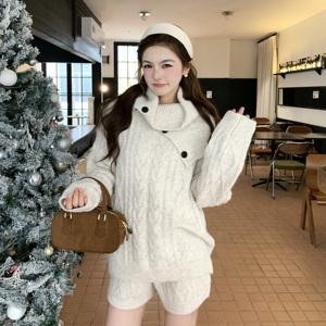 【 出货】新款 2C200-2614-P145-K238多功能披肩毛衣套装图片