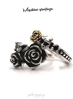 女纯银朋克复古耳钉包邮