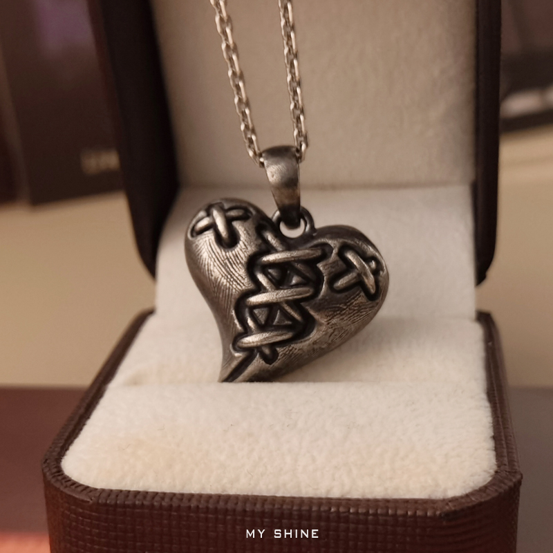 通用纯银爱心吊坠优惠红包