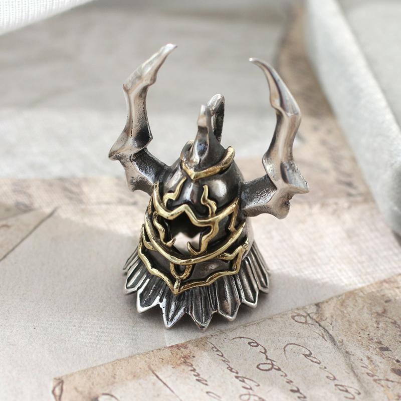 复古做旧十字吊坠s925银