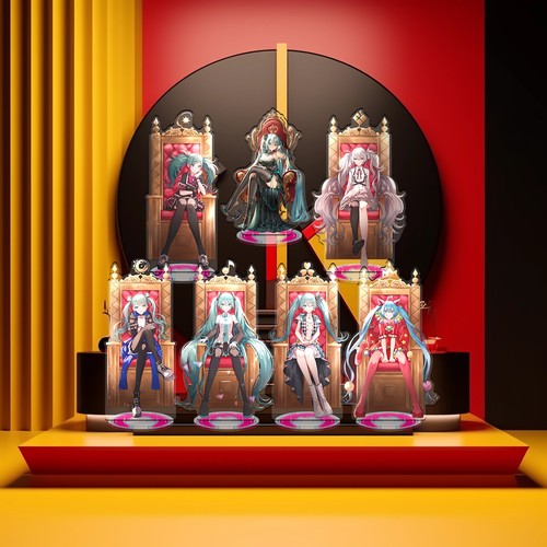 无缝夹层精雕Miku王座精品立牌