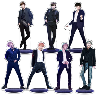 夹层精雕朴智旻JIM SUGA防弹少年团BTS7V周边精工立牌礼物品