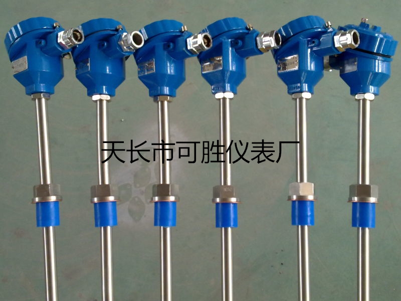 WZPK-230防爆耐磨PT100热电阻热电偶一体化温度变送器显示4-20ma