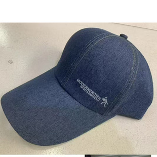 春秋季男女士薄款透气牛仔棒球帽加长檐钓鱼帽中老年鸭舌工人帽子