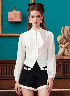 【直播专享】MIKIBANA高级面料丝光质感衬衫J52TT3522