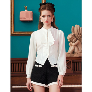 【直播专享】MIKIBANA高级面料丝光质感衬衫J52TT3522