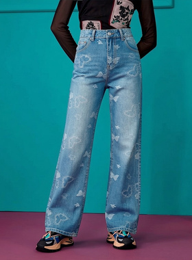 【直播专享】MIKIBANA2026新款直筒牛仔裤J61JP1001