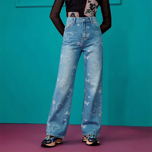 【直播专享】MIKIBANA2026新款直筒牛仔裤J61JP1001