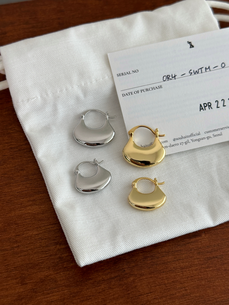 Berber法式小提篮银杏叶耳环