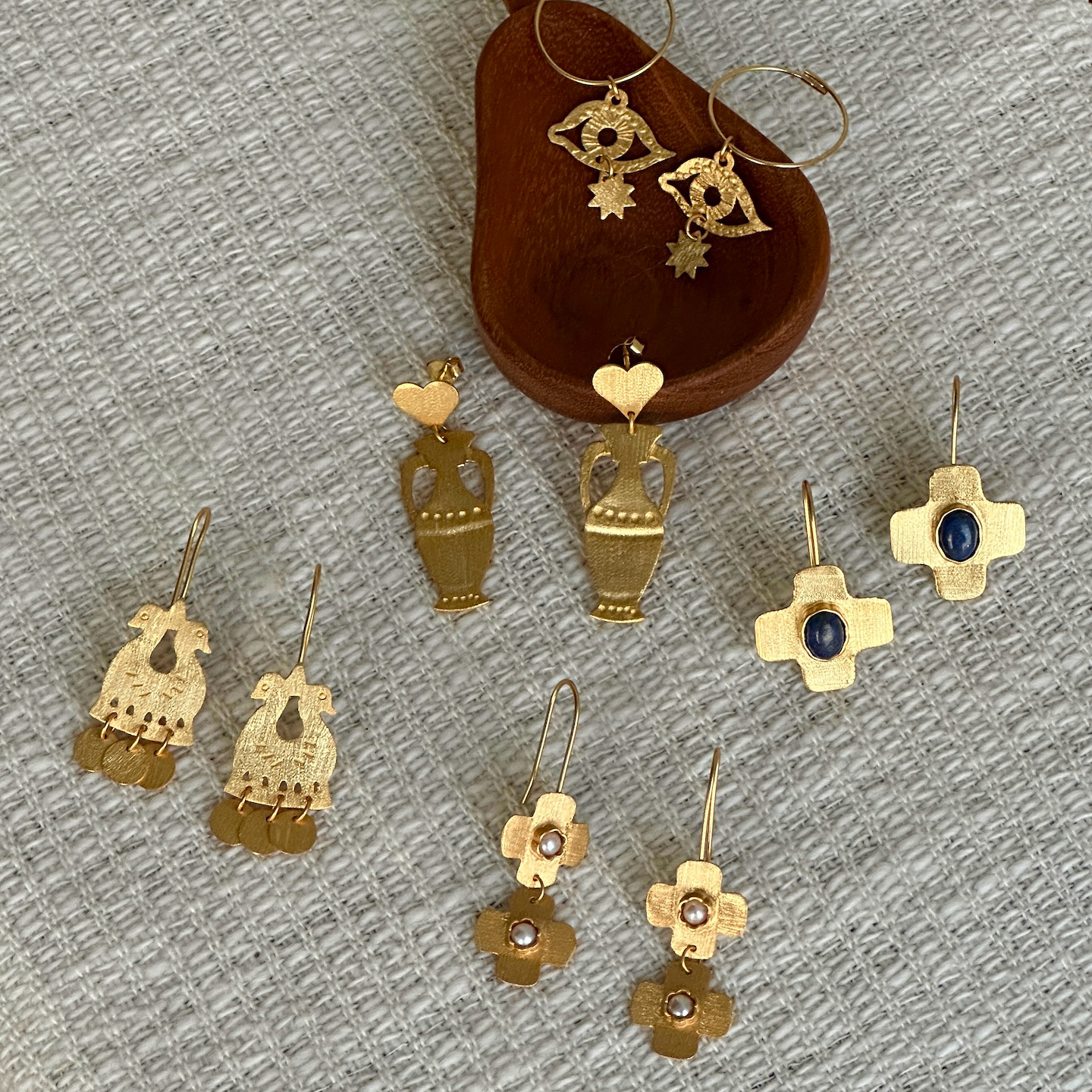 Berber法式手工复古系列耳环