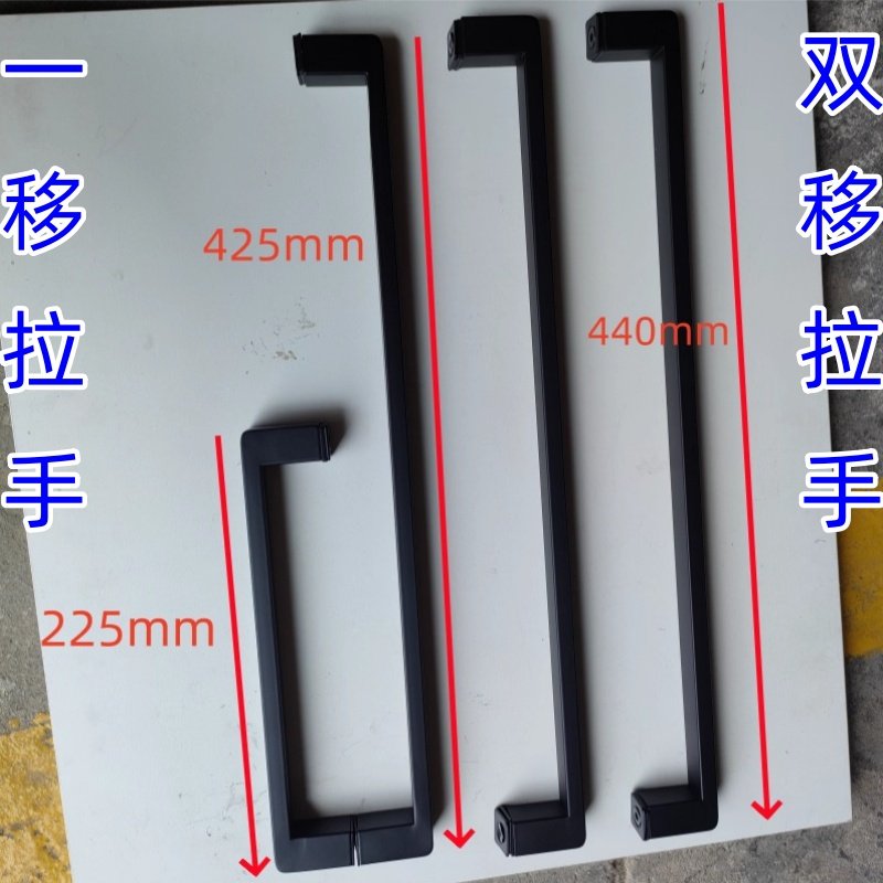 加厚精抛方管不锈钢大拉手浴室玻璃门拉手淋浴房把手淋浴房门拉手