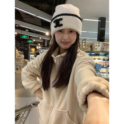 EAL宽松摇粒绒保暖卫衣套装