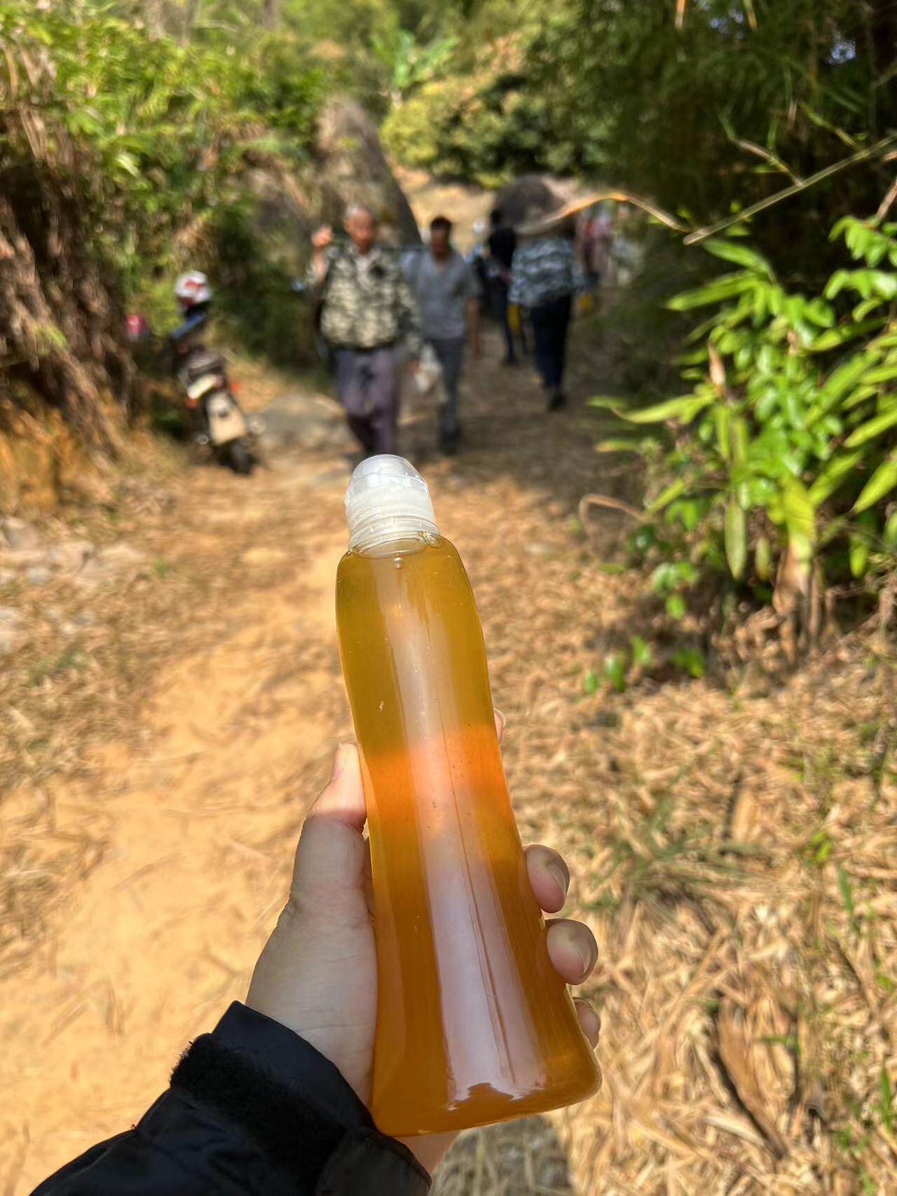 老爸放养的蜜蜂酿造的百花蜜380克便携装 老顾客都懂的好蜂蜜
