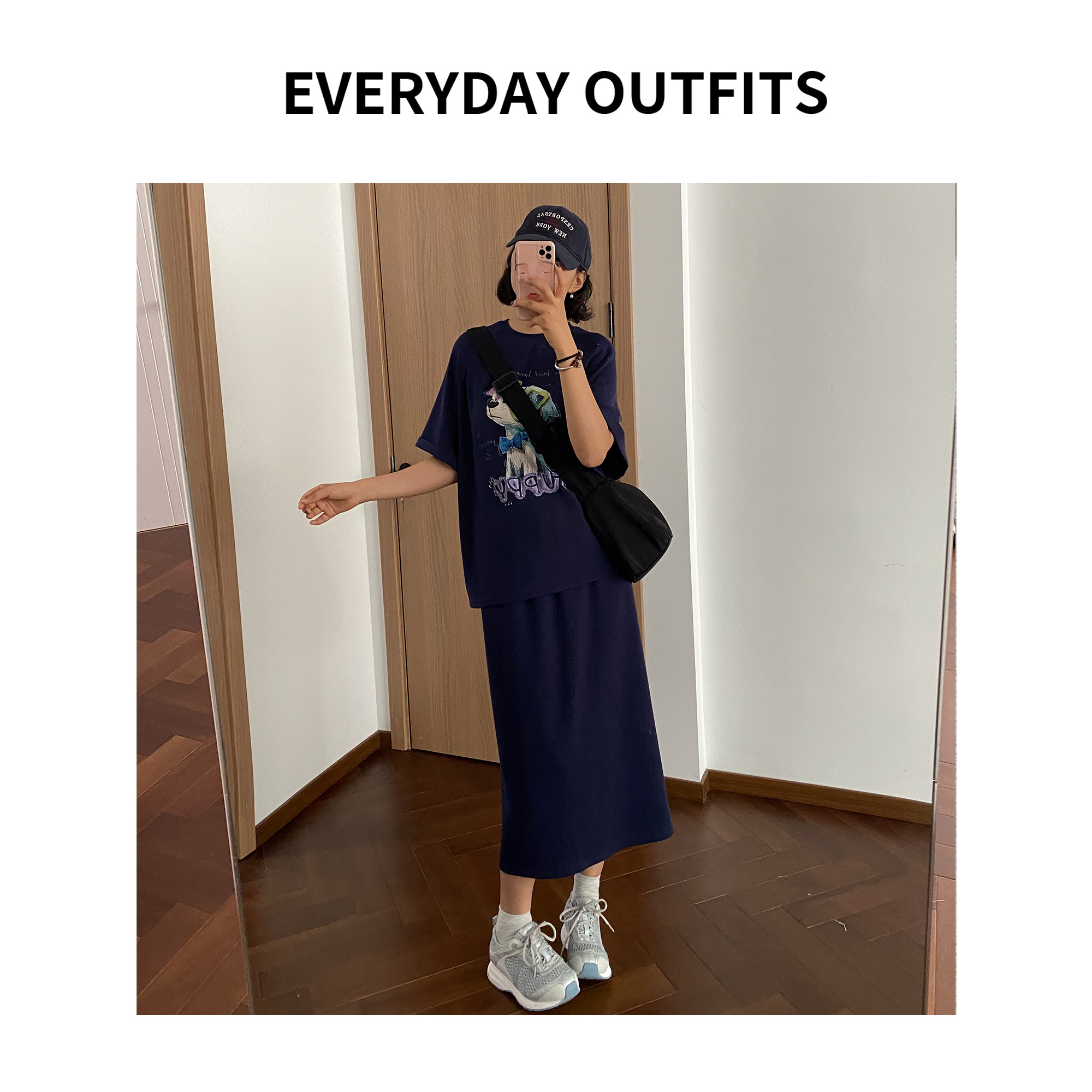 RIDA· 懒人套装【摩擦久了会起球】5E25夏季透气宽松显瘦 T25114