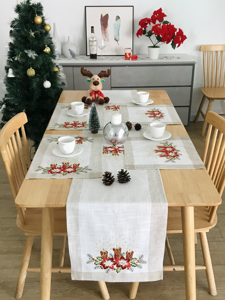 圣诞礼物布艺蜡烛轻奢布艺