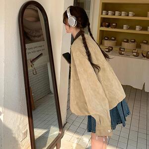 2025新品 韩版棒球服皮衣小外套B121-货号2402-p155-K228图片