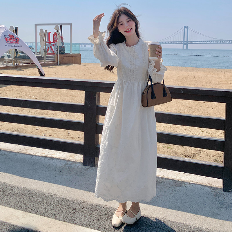 新品韩版蕾丝连衣裙B121-货号2448-p135-K188,女装连衣裙,昱儿e优优