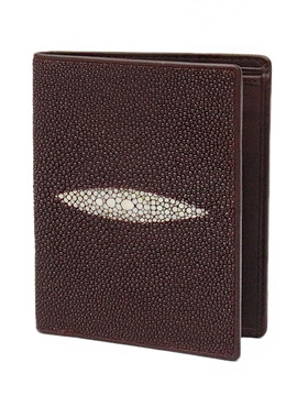 泰国男士ROTA大珠珍珠鱼皮内层真皮竖款钱包夹专柜正品厂价直销