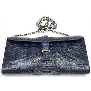 泰国新款鳄鱼皮女包单肩包休闲宴会斜挎包时尚百搭简约女士