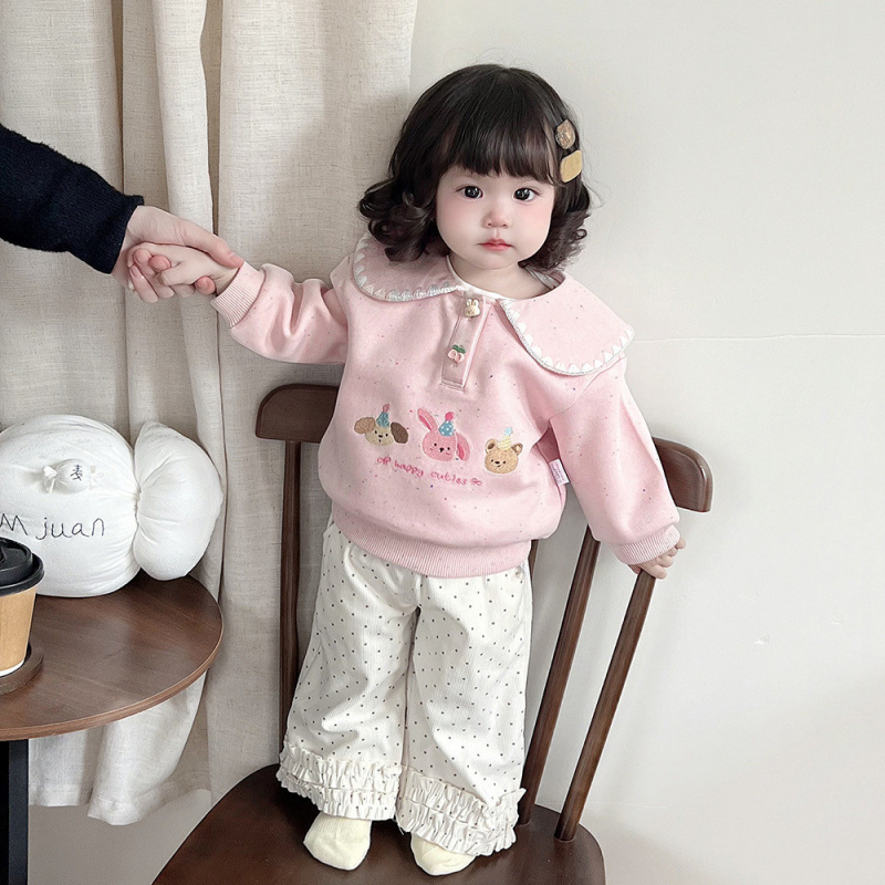 女童2025新款春秋卫衣洋气春