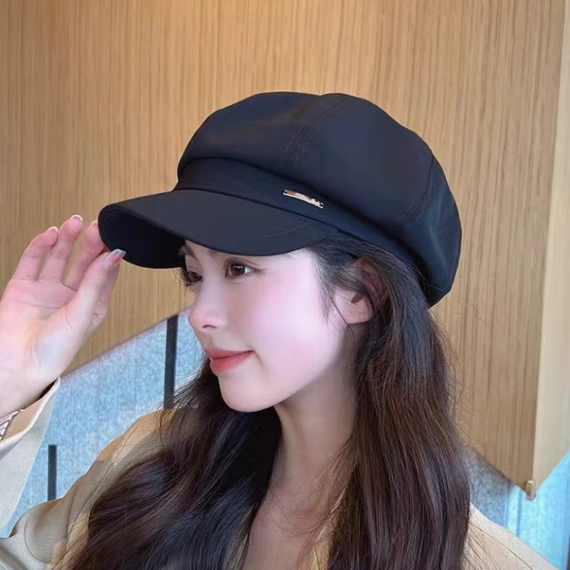 日系大头围贝雷帽显脸小春夏季出