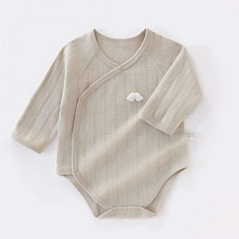 婴儿春秋纯棉连体哈衣宝宝爬服