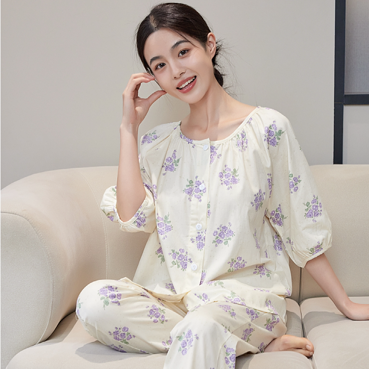 女梭织纯棉布透气吸汗