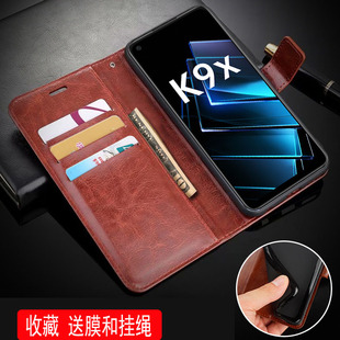 OPPOPGCM10手机壳皮夹K9x外壳6.50英寸PGCT10保护套翻盖OPPPk9x5g