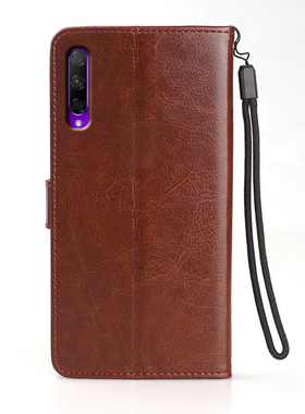 适用华为STK-L21手机壳6.59英寸华为STK-L22外壳翻盖华为Y9s保护套皮夹STK-LX3插卡软壳男士硅胶钱包款磁扣全